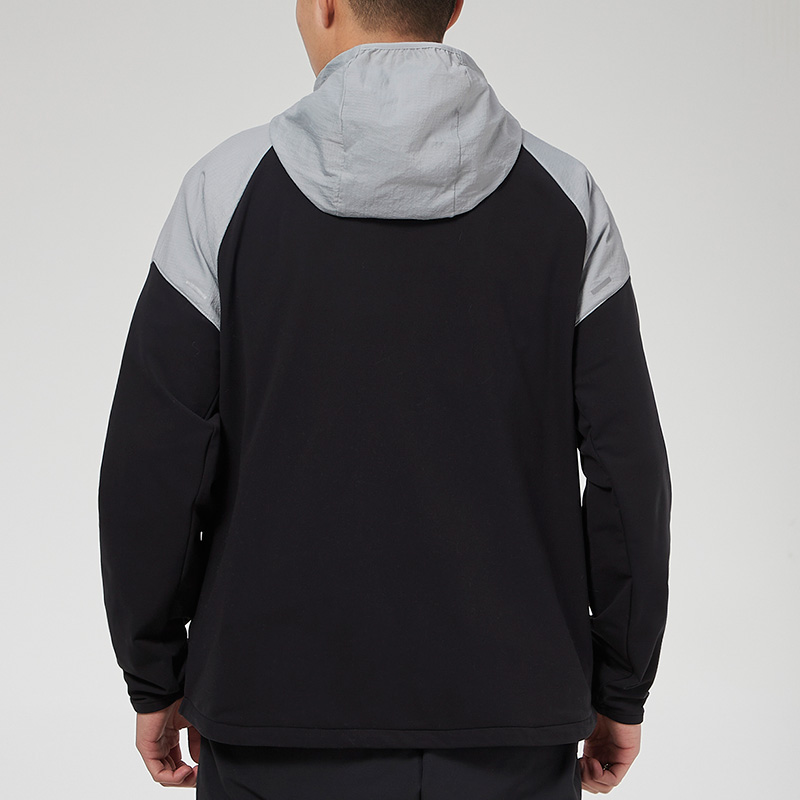 Куртка Nike M Nk Essntl Therma Jkt (черно-серый) — фото 4