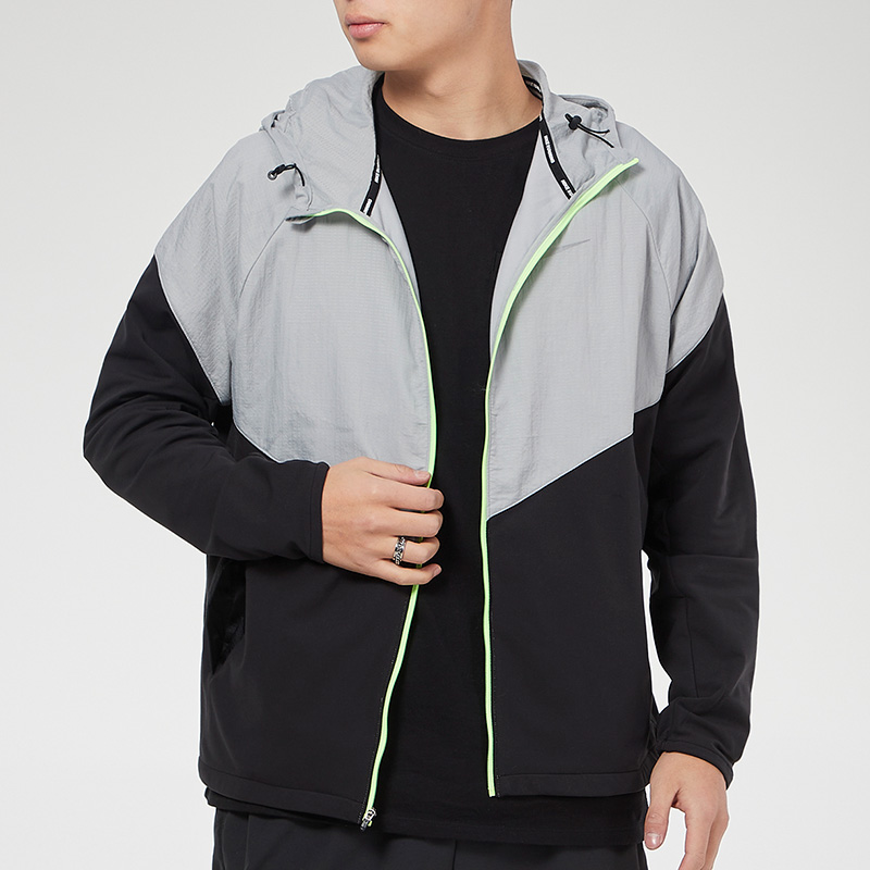 Куртка Nike M Nk Essntl Therma Jkt (черно-серый) — фото 5