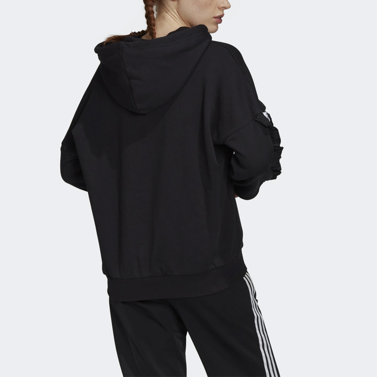 Женское худи adidas Originals Hoodie (черное) — фото 4