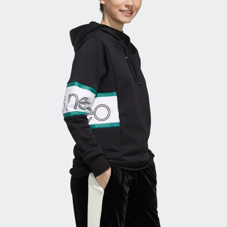 Женский худи adidas neo (черный) — фото 6