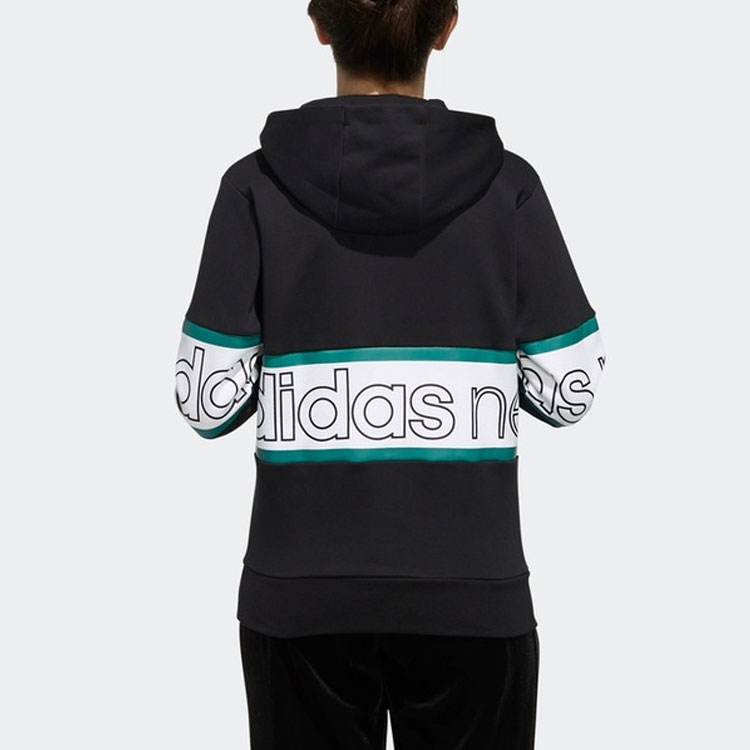 Женский худи adidas neo (черный) — фото 3