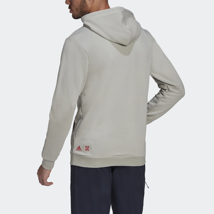 Мужские худи adidas Five Ten Gfx Hoodie (серые) — фото 5