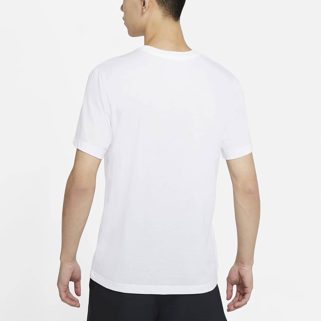 Мужская футболка Nike Dri-FIT (белая) — фото 3