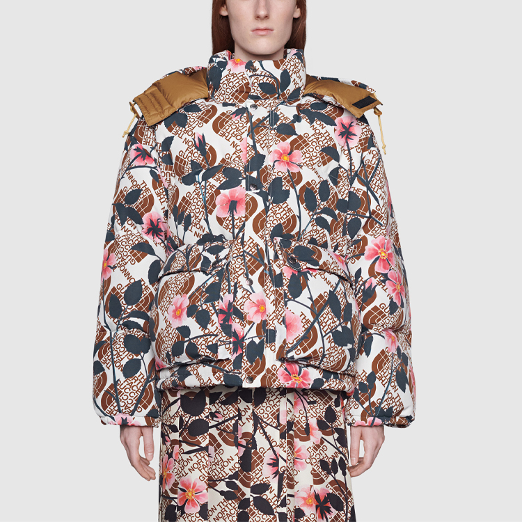 Мужская куртка Gucci x The North Face (разноцветная) — фото 2