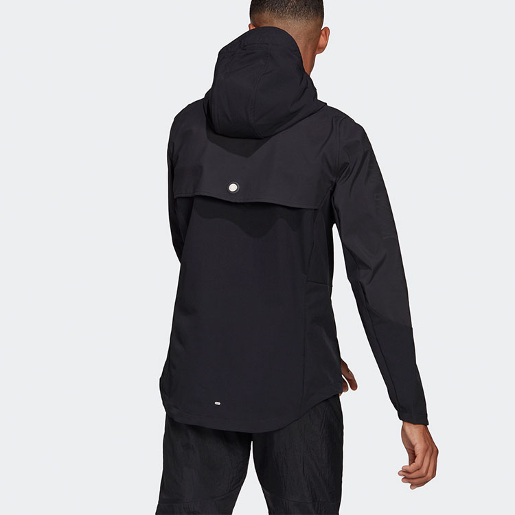 Мужская куртка adidas Wind.rdy Jkt M (черная) — фото 4