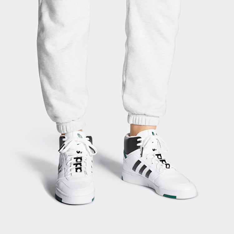 Кроссовки adidas originals Drop Step XL (бело-зеленые) — Белый / зелёный — фото 6