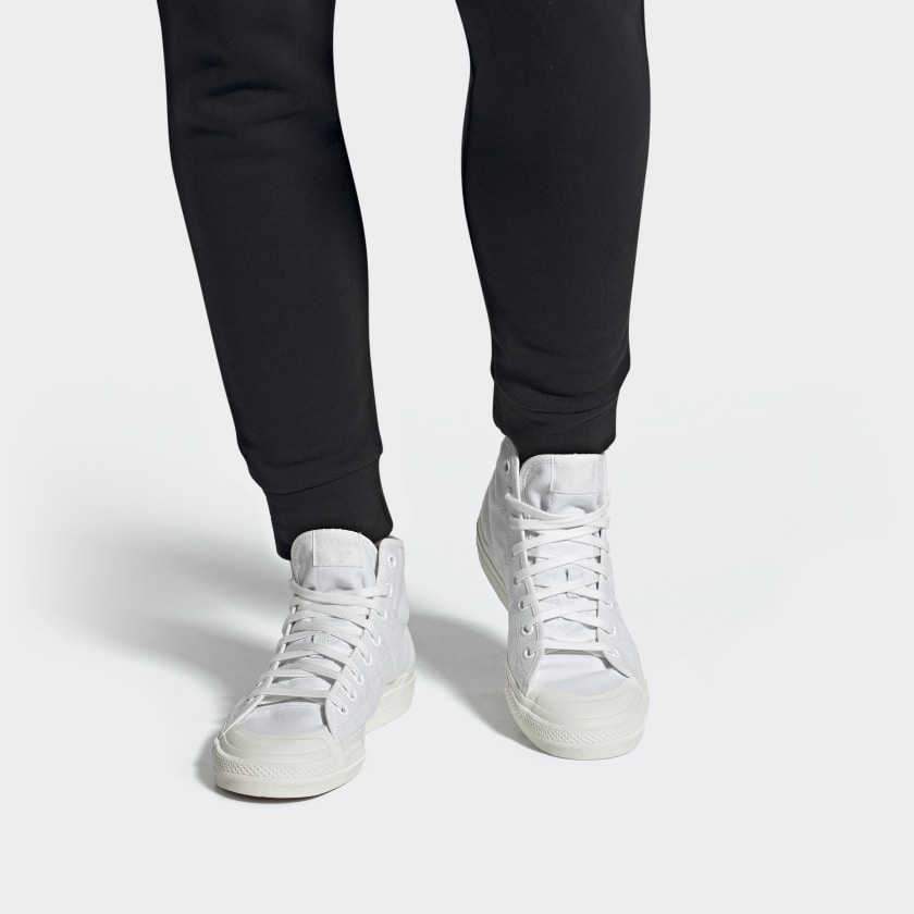 Кеды adidas originals Nizza Hi Rf Hi (белые) — Белый — фото 6