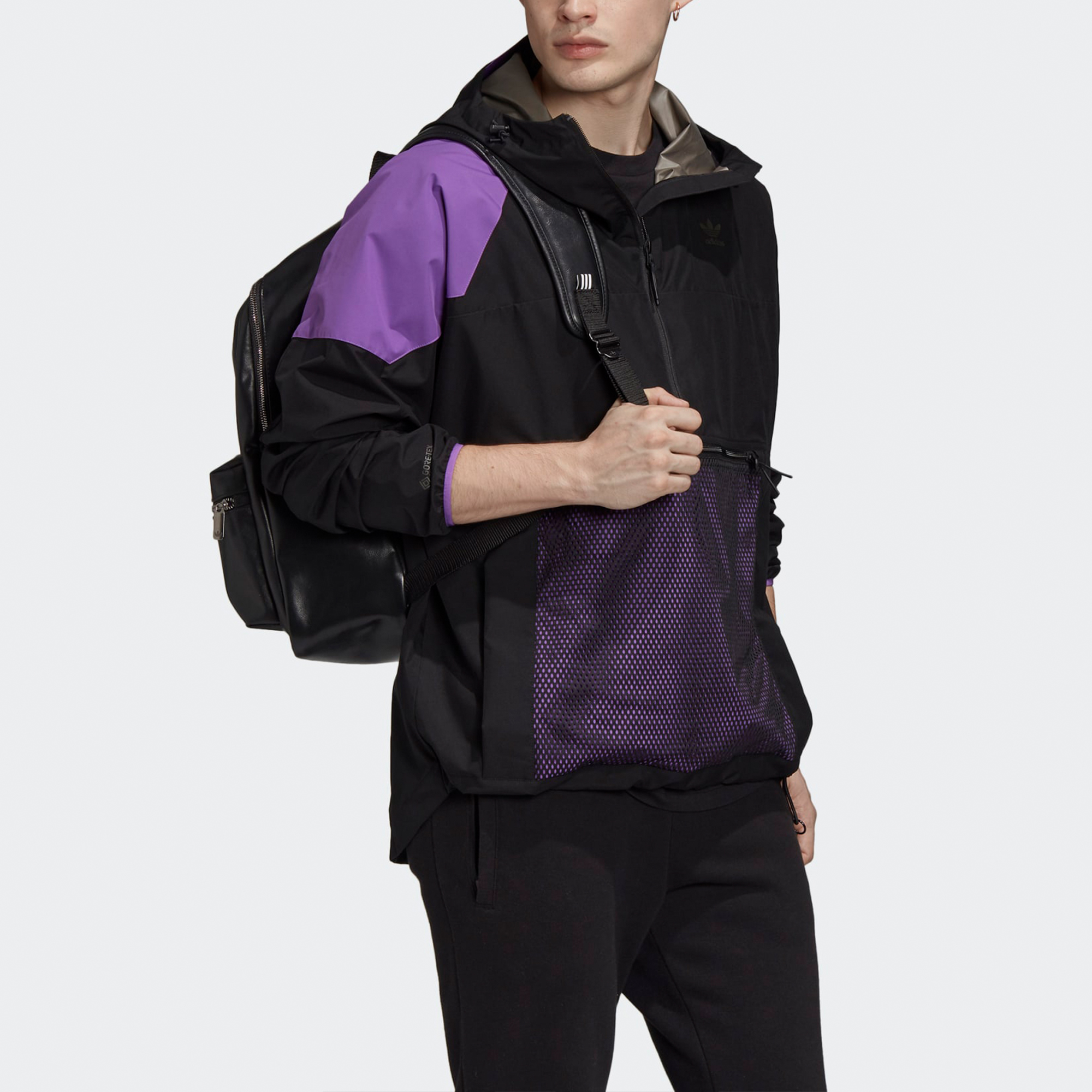 Мужские куртка adidas originals (черный) — фото 5