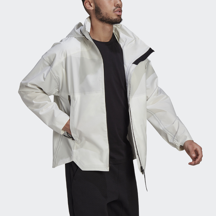 Мужская куртка adidas Myshelter R.r (белая) — фото 6
