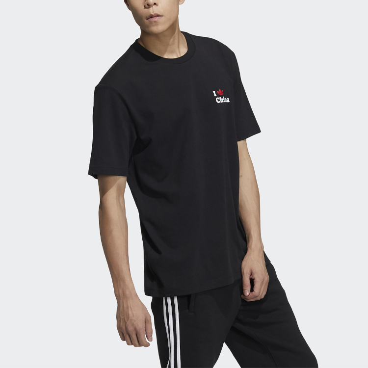 Мужская футболка adidas originals (черная) — фото 4