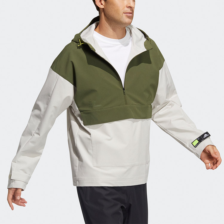 Мужская куртка adidas Th Jkt Wv Anrk (коричневая) — фото 4