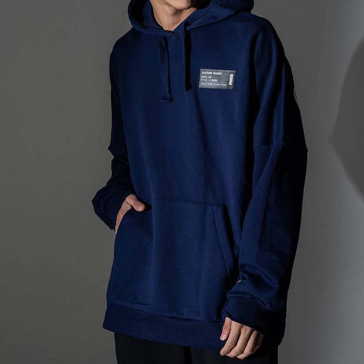 Мужская худи PUMA Culture Maker Hoodie (синяя) — фото 5