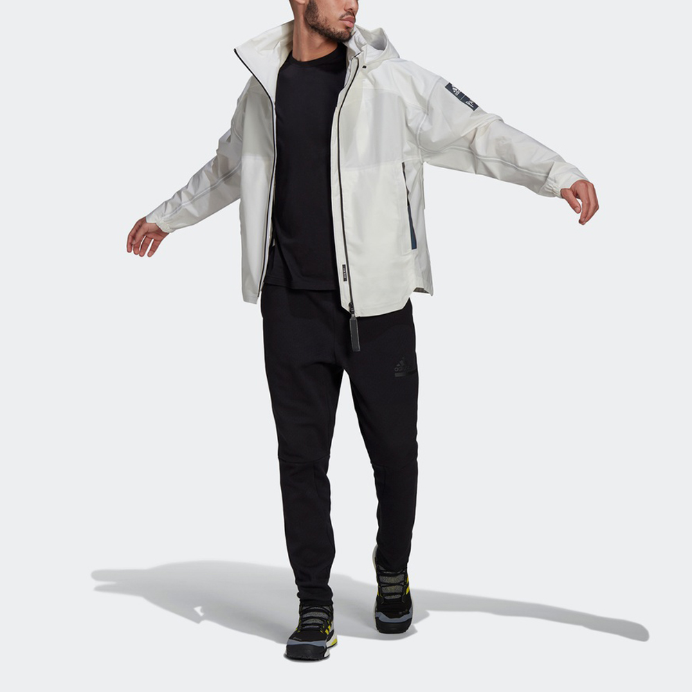 Мужская куртка adidas Myshelter R.r (белая) — фото 2