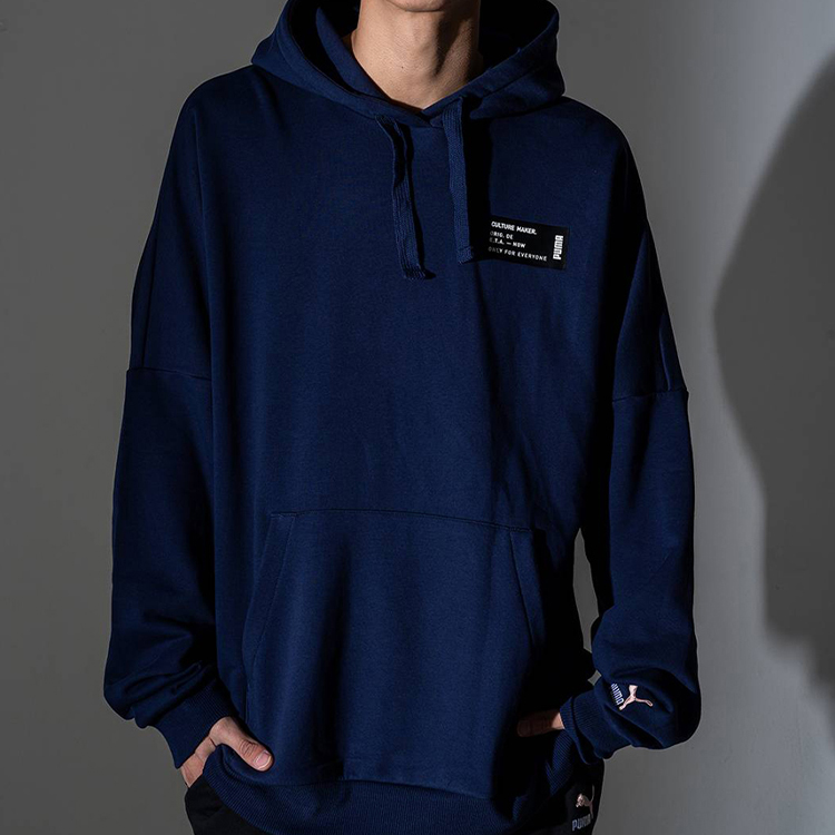 Мужская худи PUMA Culture Maker Hoodie (синяя) — фото 6