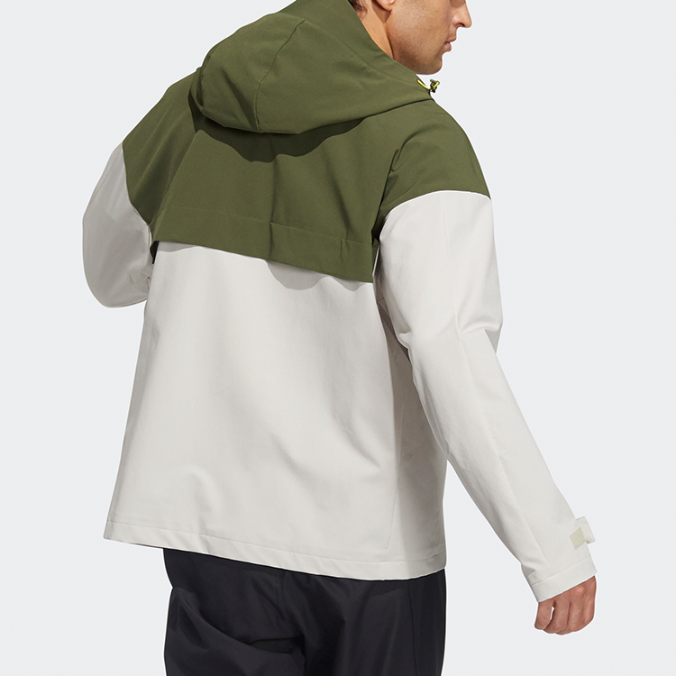 Мужская куртка adidas Th Jkt Wv Anrk (коричневая) — фото 3