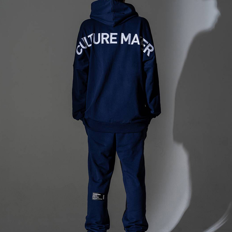 Мужская худи PUMA Culture Maker Hoodie (синяя) — фото 4