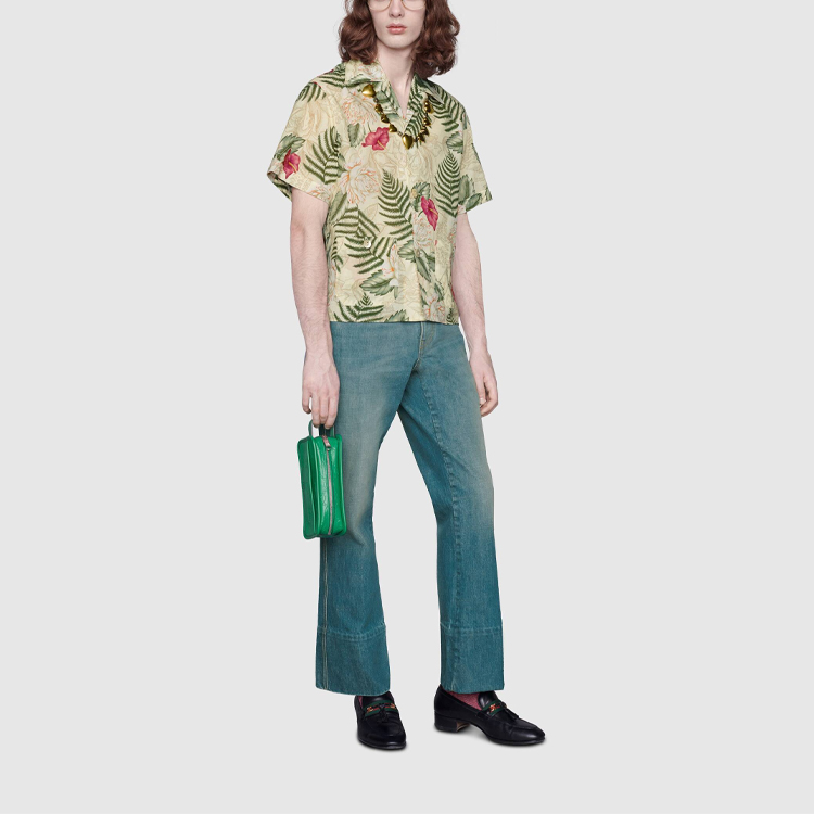 Мужская рубашка Gucci (слоновая кость) — фото 5