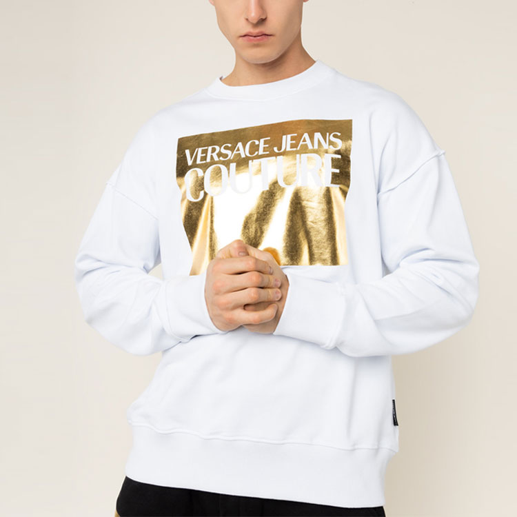 Мужское худи Versace (белое) — фото 3