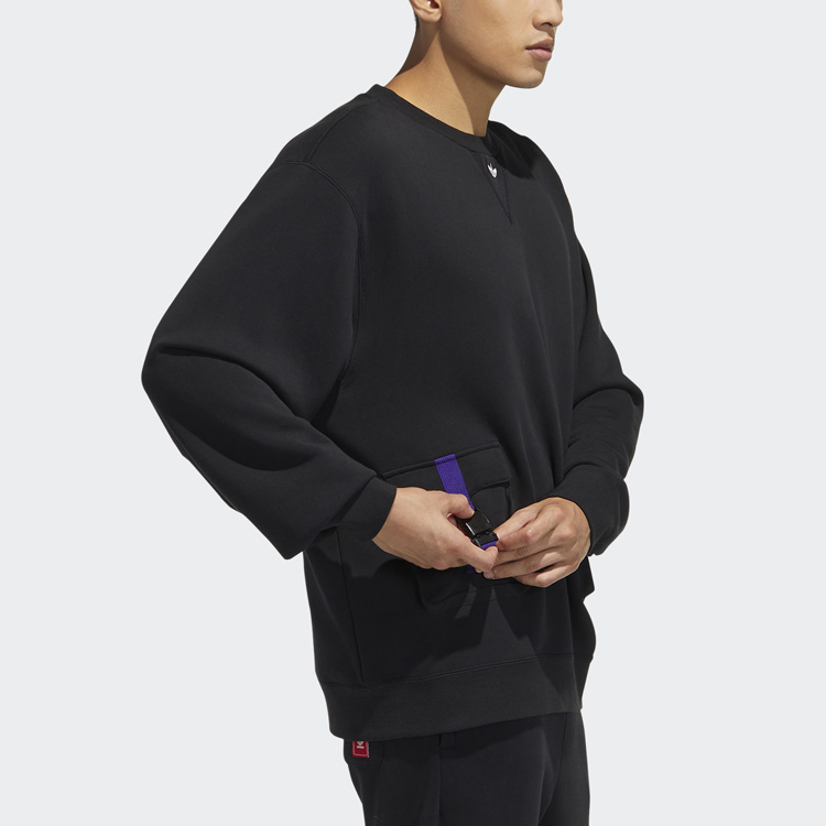 Мужское худи adidas originals (черное) — фото 3