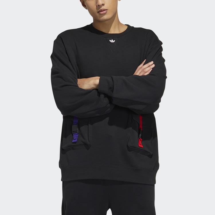 Мужское худи adidas originals (черное) — фото 2