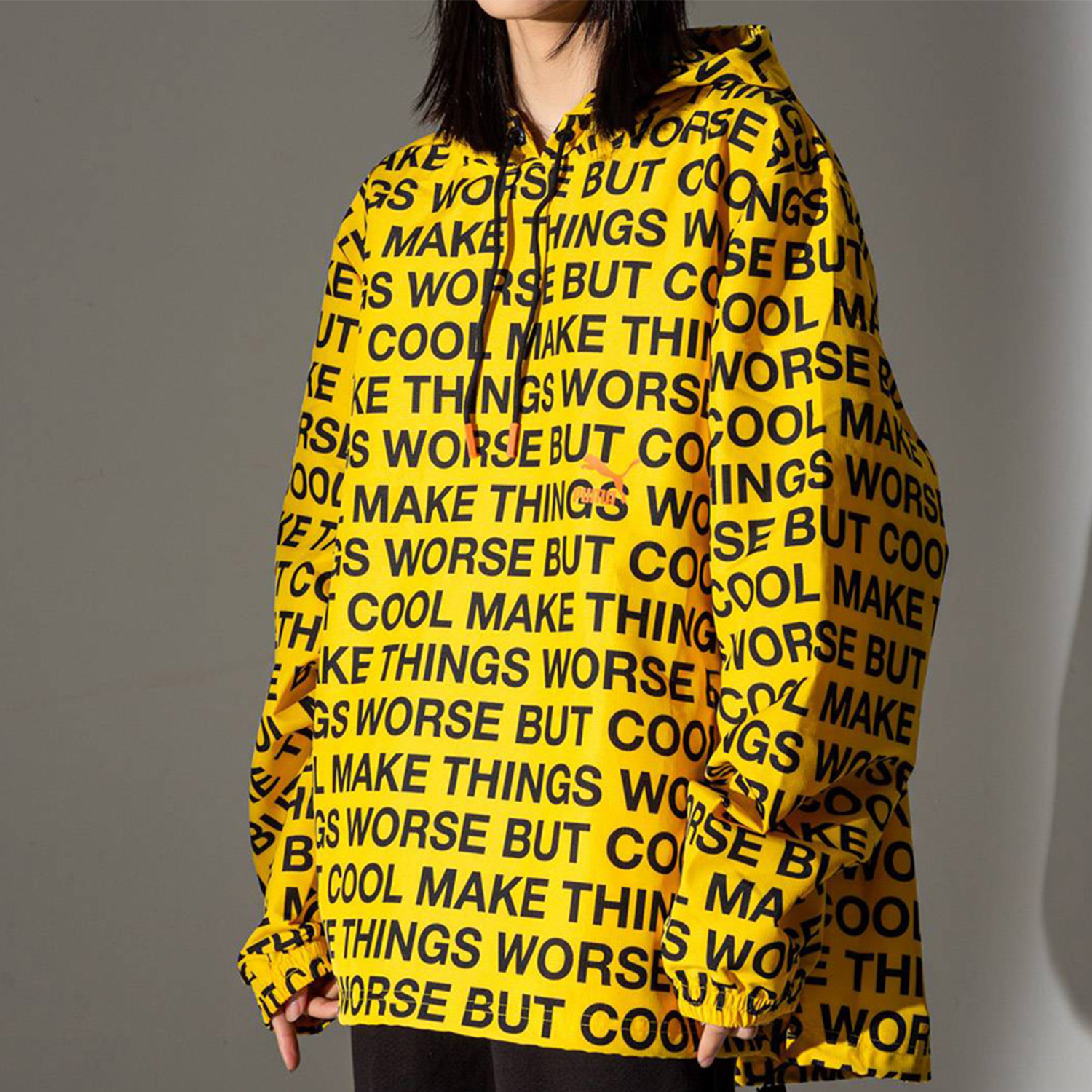 Куртка PUMA (желтая) — фото 6