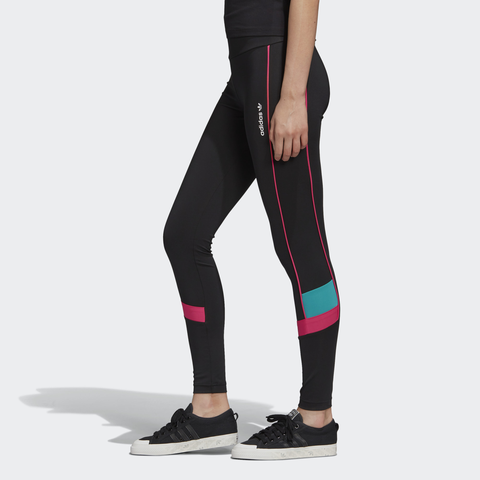 Женские штаны adidas originals (черные) — фото 5