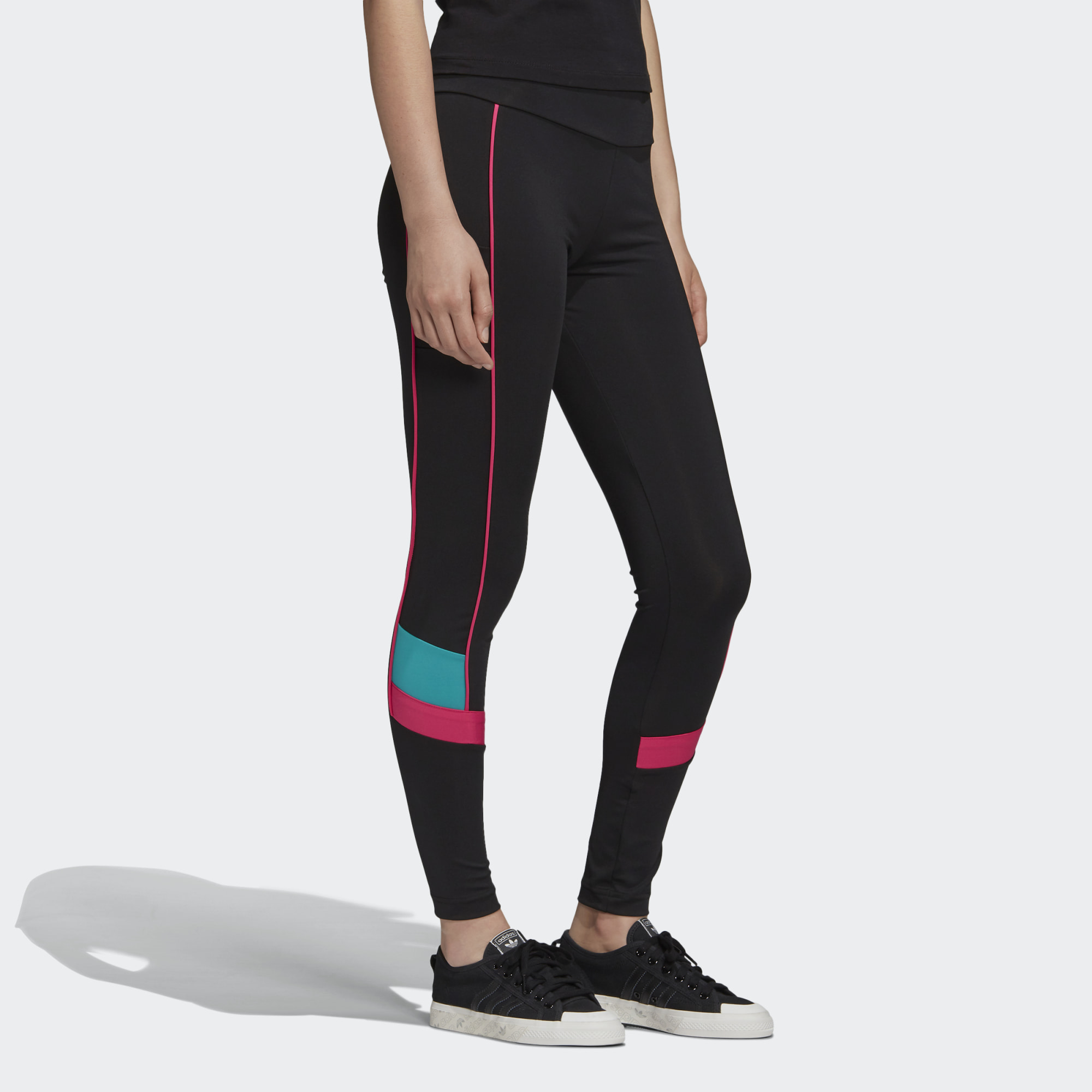 Женские штаны adidas originals (черные) — фото 6