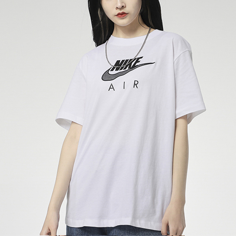 Женская футболка Nike Logo T (белая) — фото 4