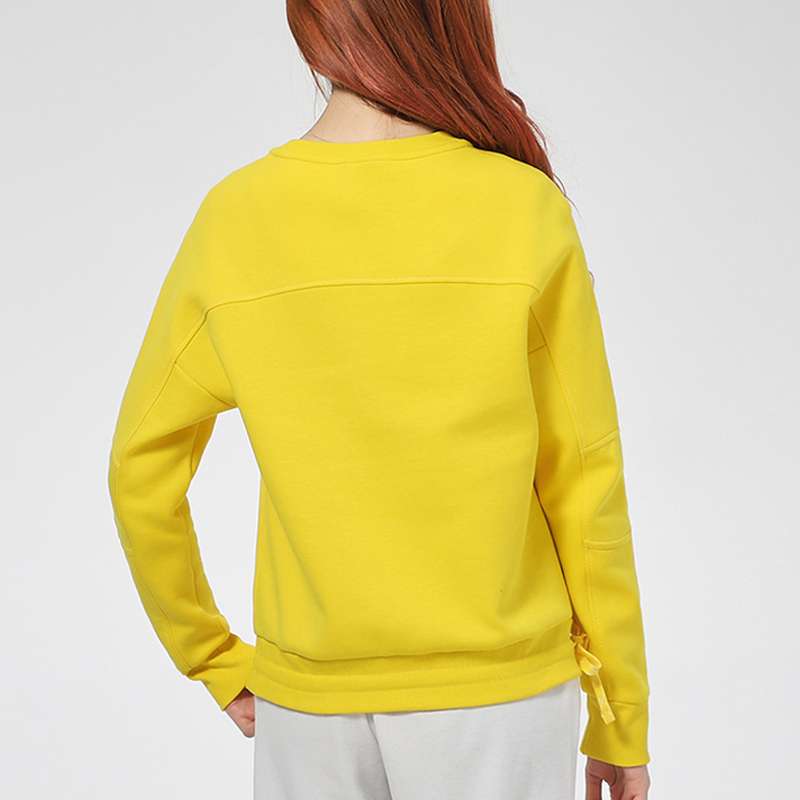 Женское худи adidas Str Sweat (желтое) — фото 3