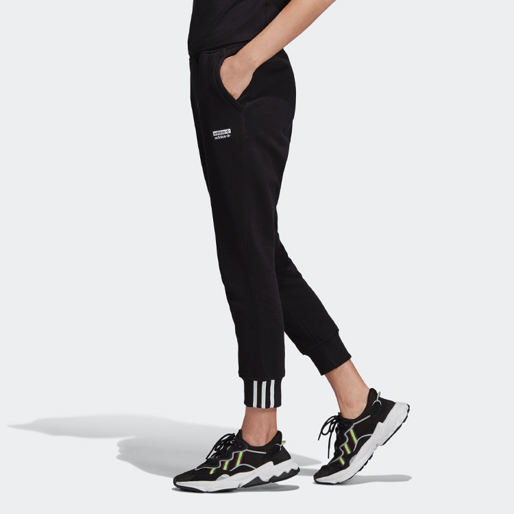 Женские штаны adidas originals (черные) — фото 4