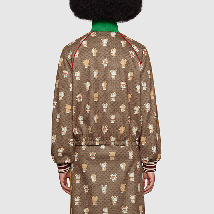 Женская куртка Gucci (коричневая) — фото 6
