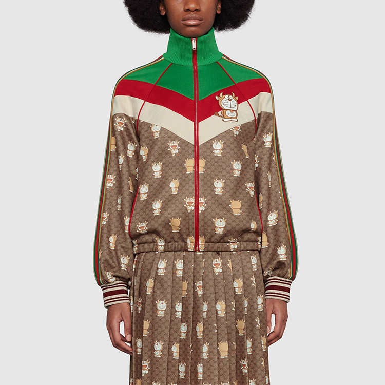 Женская куртка Gucci (коричневая) — фото 4