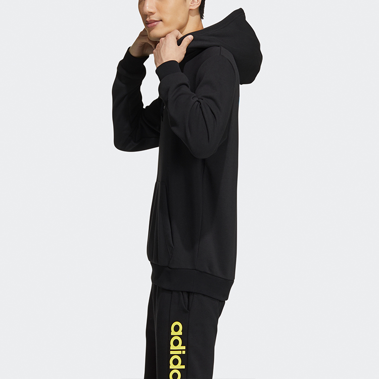 Мужское худи adidas neo Favorites (черное) — фото 5