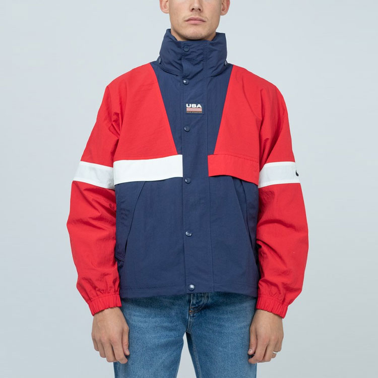 Мужская куртка Nike Lab Swoosh Stripe (синий) — фото 5