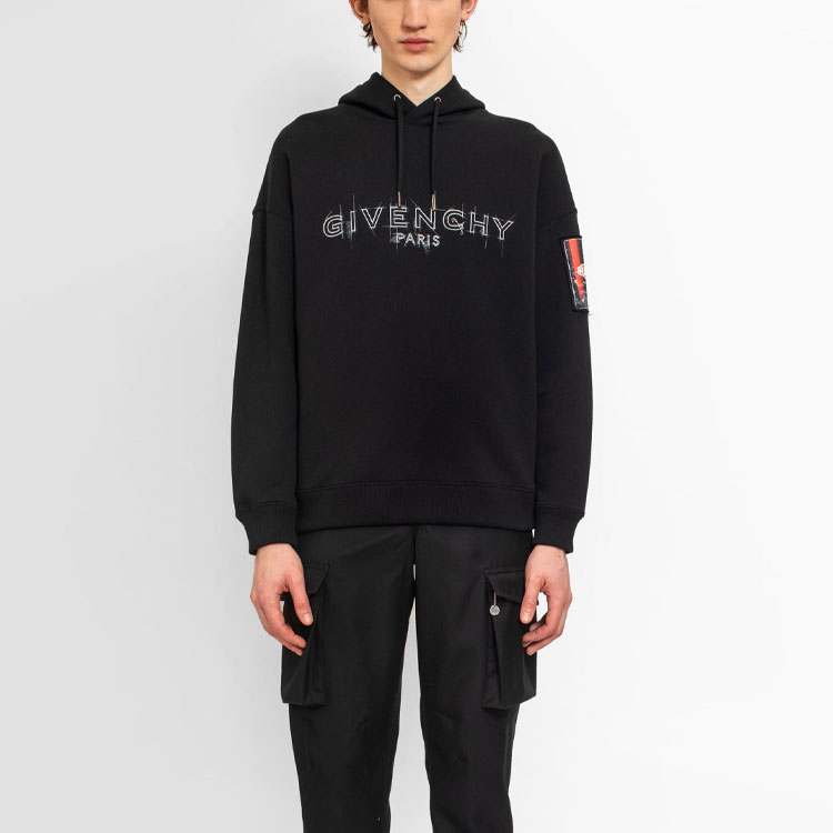 Мужское худи Givenchy (черное) — фото 2