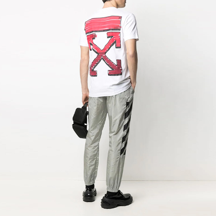 Мужская футболка OFF-WHITE SS21 (белая) — фото 4
