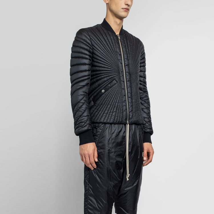 Мужские куртки RICK OWENS/RO x Moncler (черный) — фото 4
