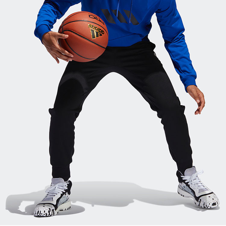 Adidas elasticated-waistband track pants