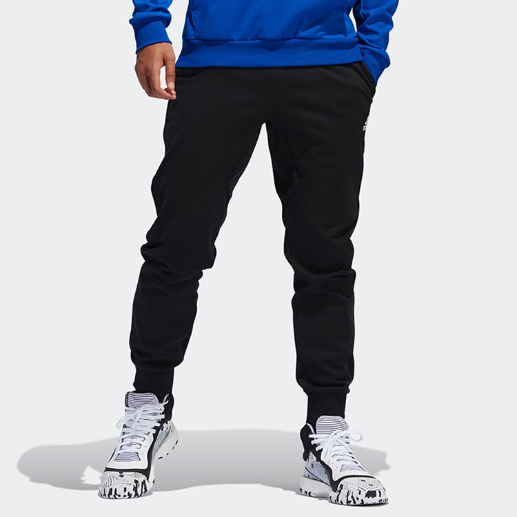 Adidas elasticated-waistband track pants