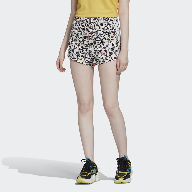 Женские шорты adidas originals x FIORUCCI (разноцветные) — фото 3