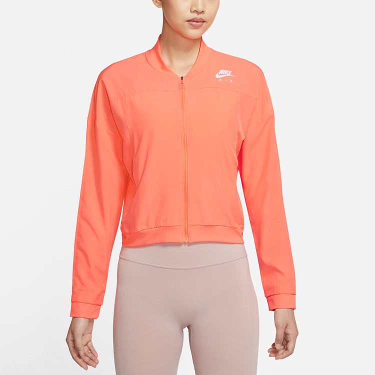 Женская куртка Nike Air (ярко-оранжевая) — фото 3