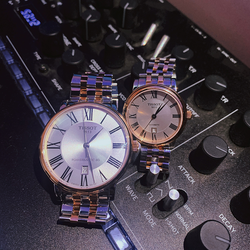 Унисекс часы TISSOT (серебристо-золотые) — фото 6