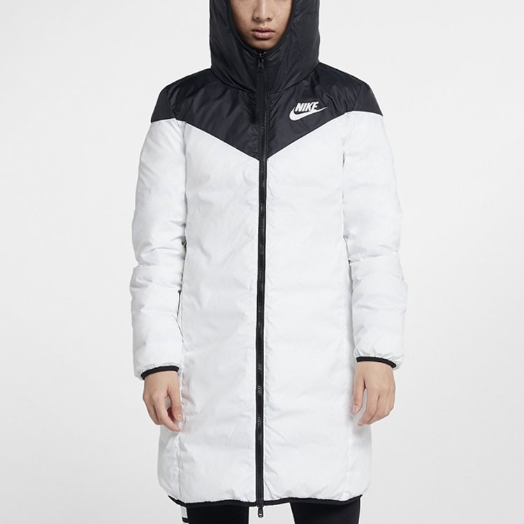 Женский пуховик Nike Sportswear Windrunner (черный) — фото 5