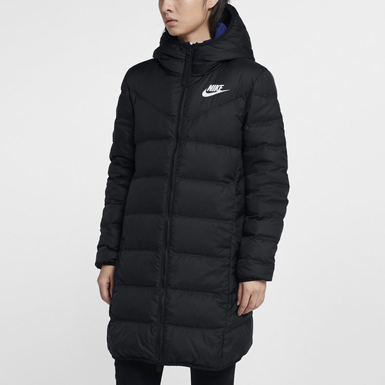 Женский пуховик Nike Sportswear Windrunner (черный) — фото 4