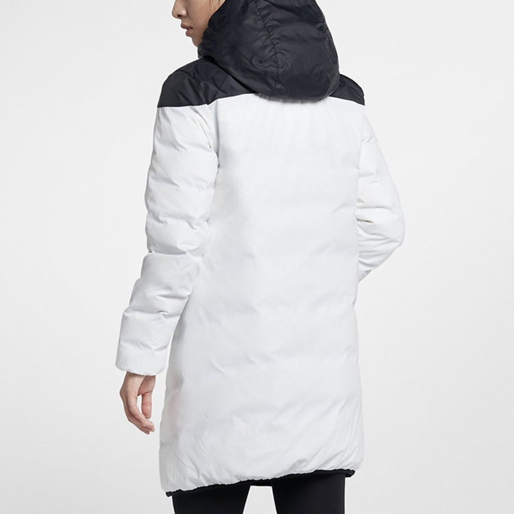 Женский пуховик Nike Sportswear Windrunner (черный) — фото 8