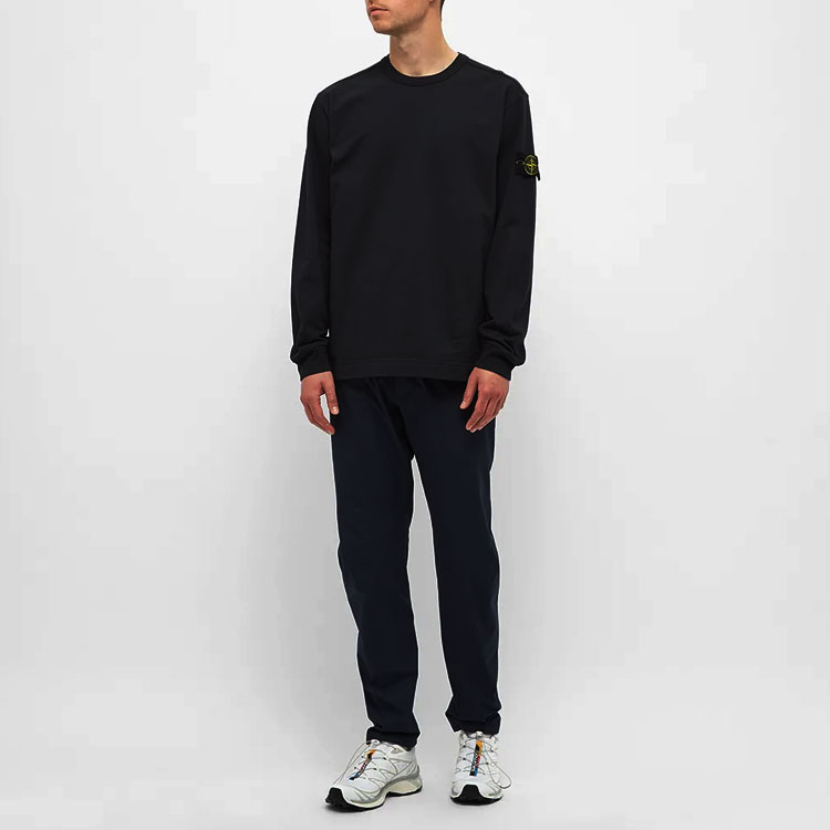 Мужской свитшот STONE ISLAND (темно-синий) — фото 3