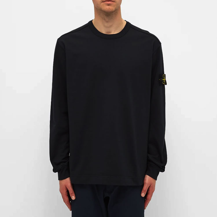 Мужской свитшот STONE ISLAND (темно-синий) — фото 4