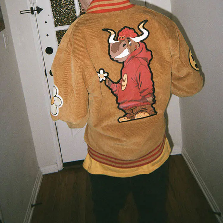 Drew House ox corduroy varsity jacket  ox   dijon 