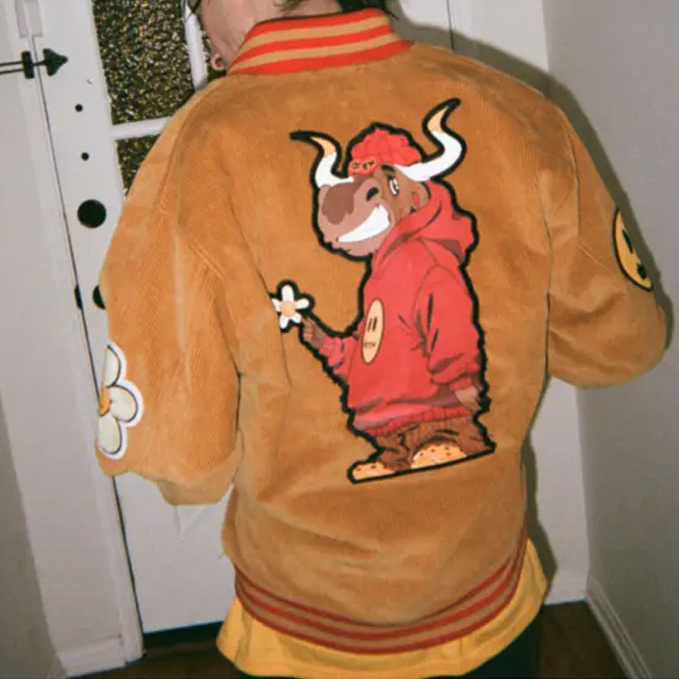 Drew House ox corduroy varsity jacket  ox   dijon 