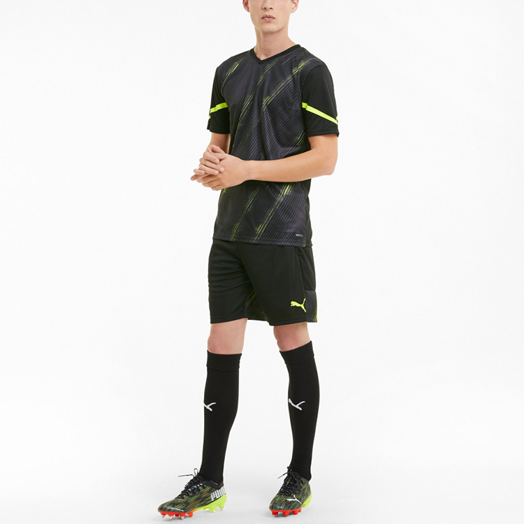 PUMA Soccer Jerseys Men’s Black Moderate Straight Fit